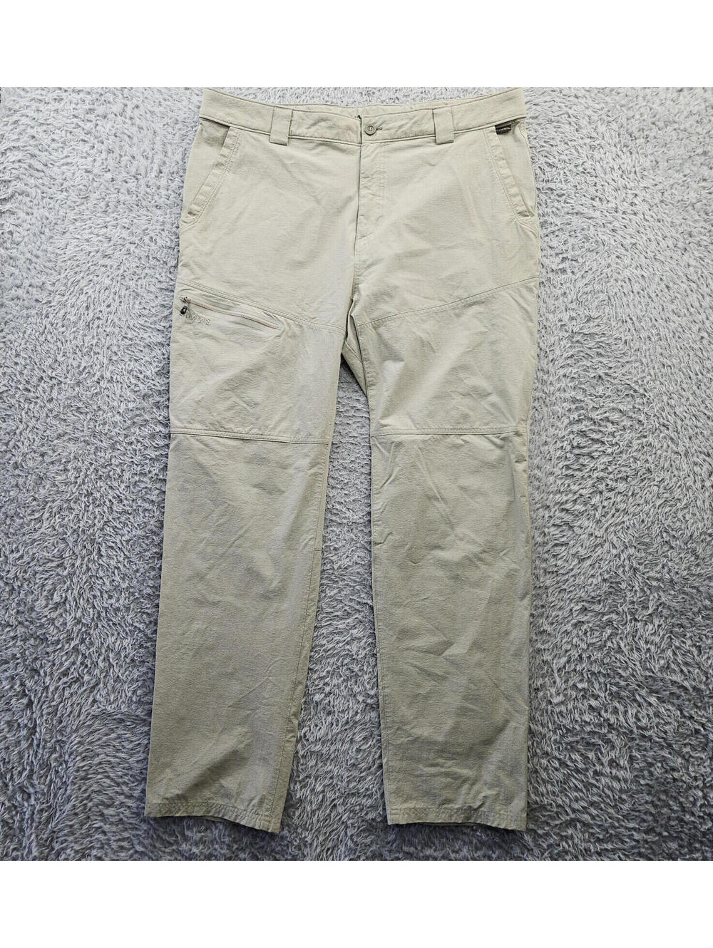 SIMMS Mens Guide Fishing Pants XL (Fits 40-42x32) Nylon Stretch Waist MINT COND.